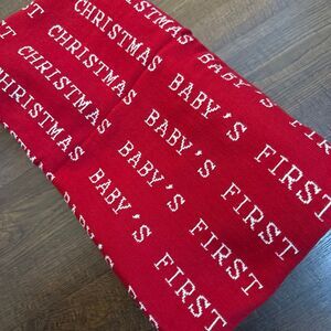 Creative Co-Op “Baby’s First Christmas” Blanket